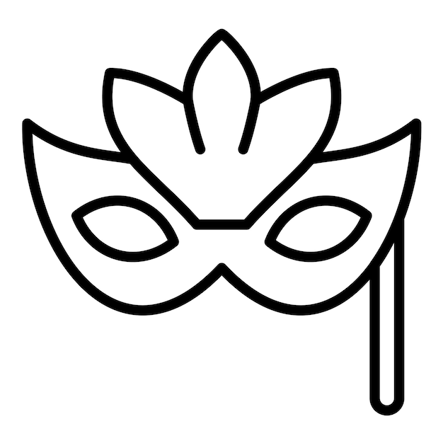 venetian mask vector illustration style
