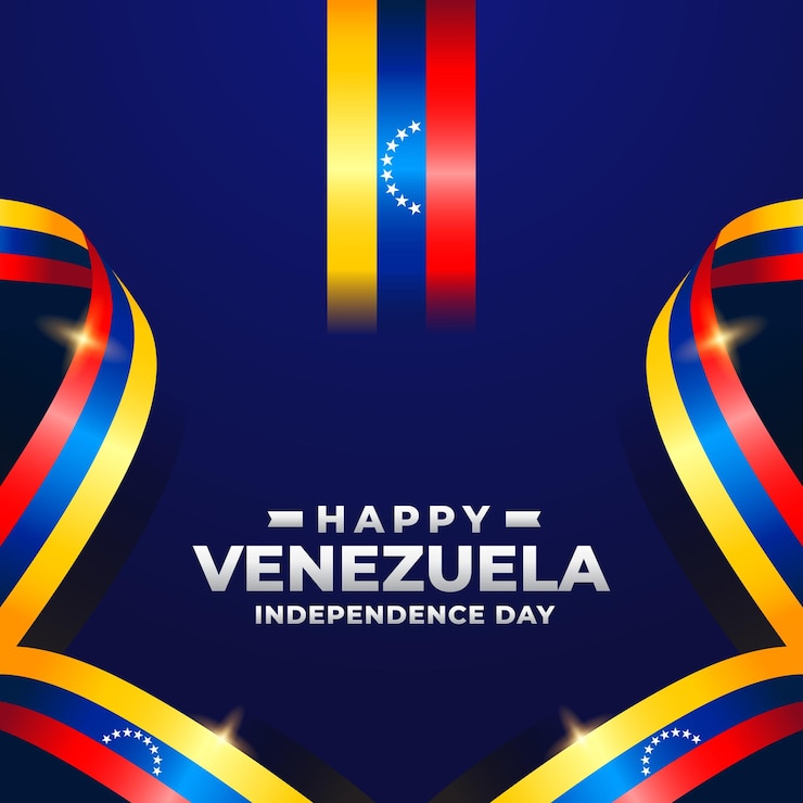 Venezuela Independence day design illustration collection