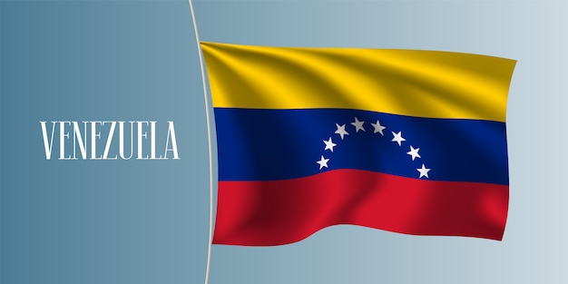 Venezuela waving flag