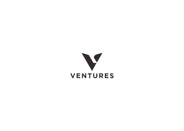 ventures logo design vector illustration