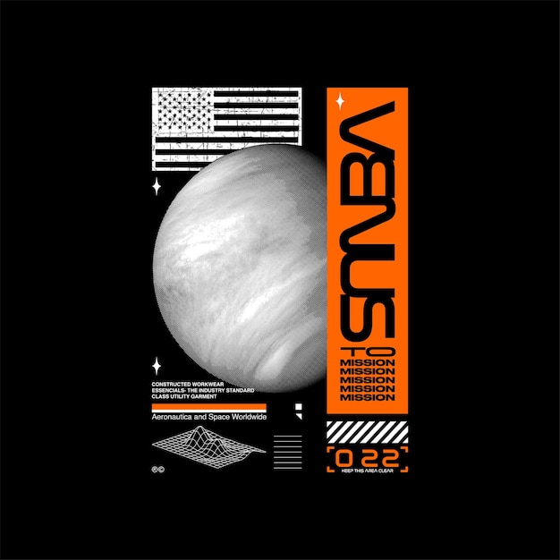 venus mission simple vintage fashion