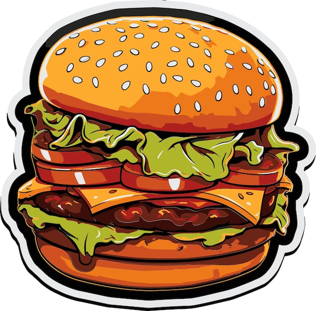 Verbeelden van Burger Vectors Vectorized Burgers voor Projecten