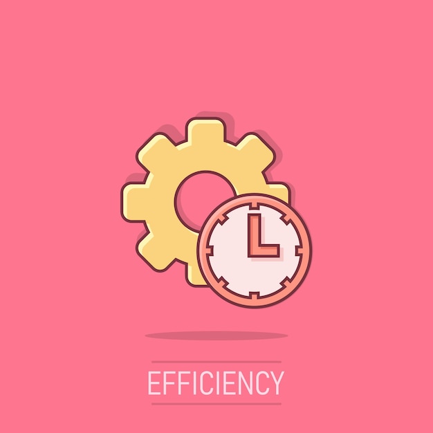 Verbeteringsicoon in komische stijl Werktuigproject cartoon vectorillustratie op geïsoleerde achtergrond Productiviteit splash effect bedrijfsconcept
