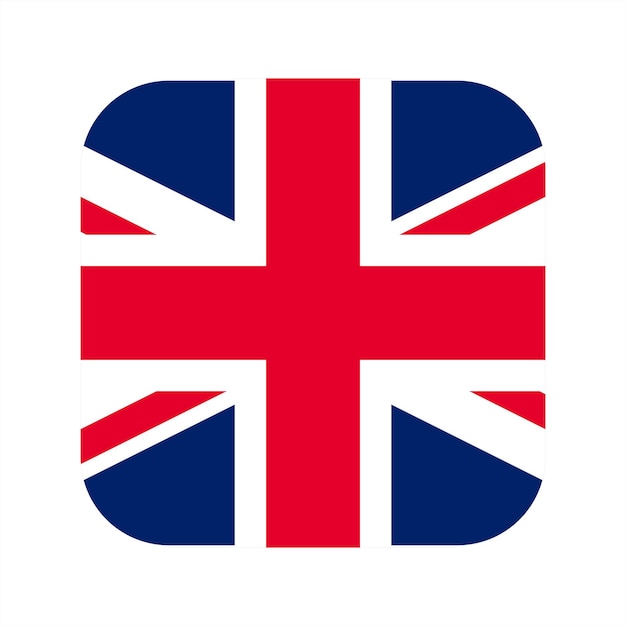 Vector verenigd koninkrijk van groot-brittannië vlag eenvoudige illustratie voor onafhankelijkheidsdag of verkiezing
