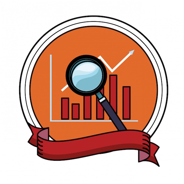 Vector vergrootglas pictogram