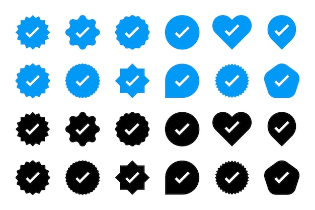 Verified account - Free people icons