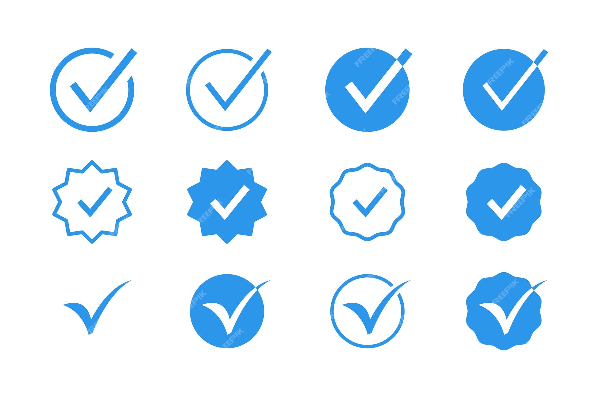 Blue And Golden Check Mark Icon Bluegold Tick Logo Verified Checkmark Emoji  Verification Badge Verified Account Symbol Similar To Twitter High-Res  Vector Graphic - Getty Images