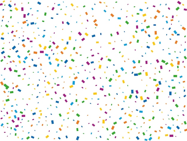 Verjaardag rechthoekige confetti lichte regenboog glitter confetti achtergrond gekleurde feestelijke textuur
