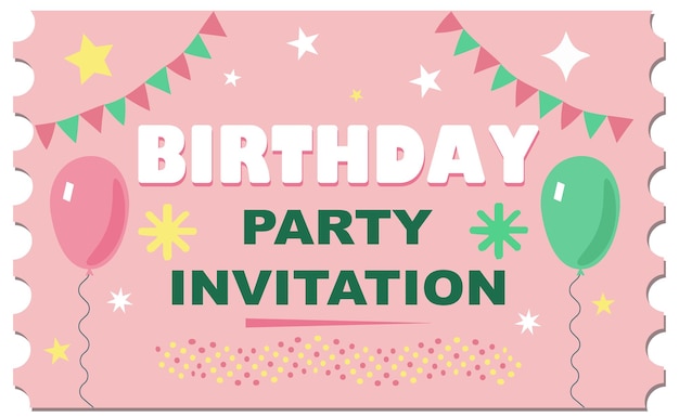 Verjaardags uitnodigingskaart voor kinderen baby shower uitnodiging groetenkaart kind feest sociale media online