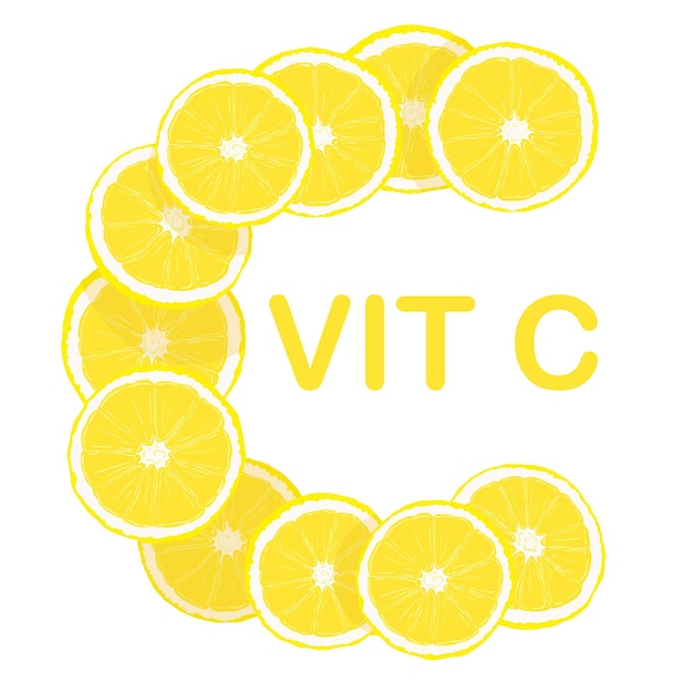 Vector verjong uw huid met onze vitamine c-serumadvertenties die de essentie van citrus en de precis benadrukken