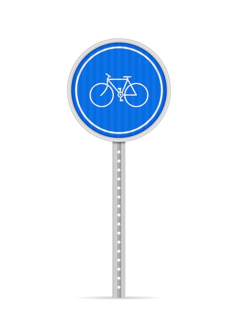 Verkeersbord alleen voor fietsen