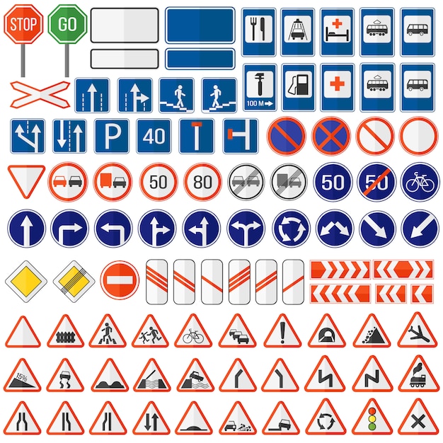 Verkeersbord pictogram.