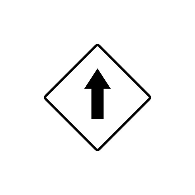 Verkeersbord straatnaambord pictogram vector sjabloon