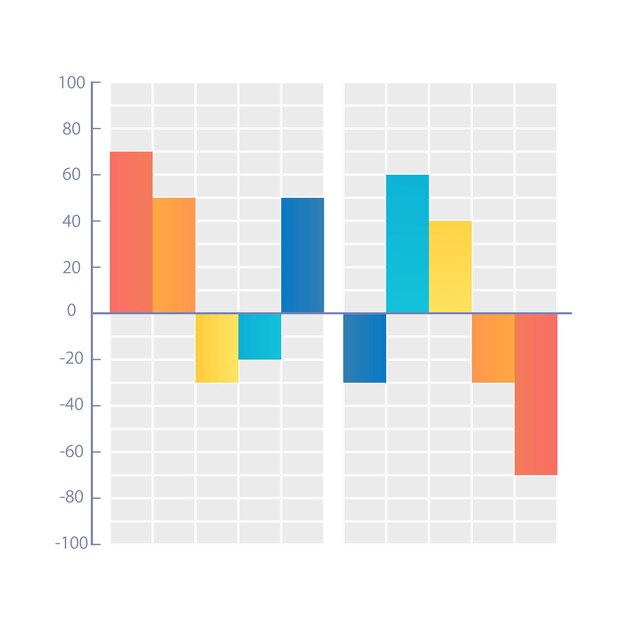 Verkoop bijhouden statistische infographic kolomdiagram ontwerpsjabloon