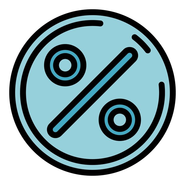 Verkoop label label pictogram overzicht vector Promo code Digitale prijs kleur plat