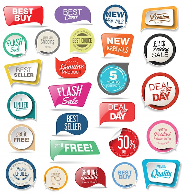 Verkoop Labels-collectie