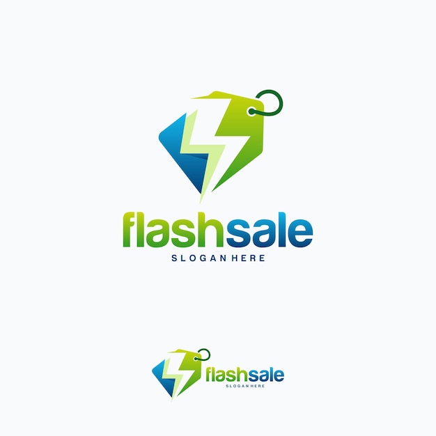 Verkoop Logo ontwerpt vector, Flash Sale logo sjabloon