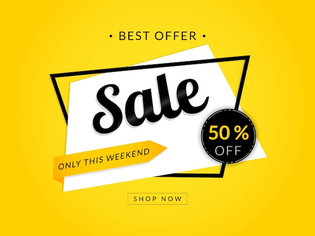 verkoop promotie banner