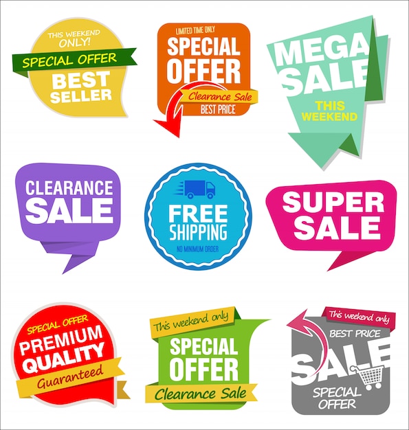 verkoop stickers en tags