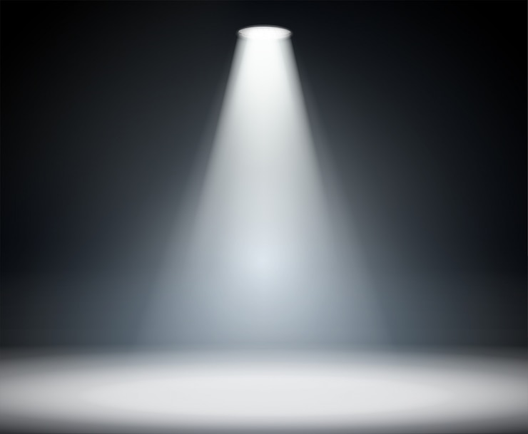 Vector verlichting van bovenaf