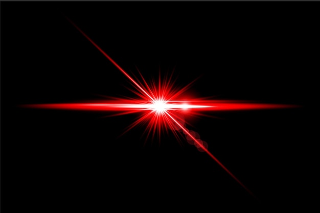 Vector verlichtingseffecten van lensflare
