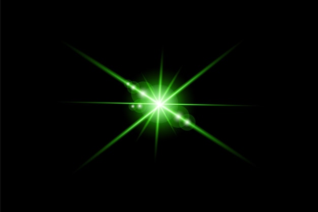 Vector verlichtingseffecten van lensflare
