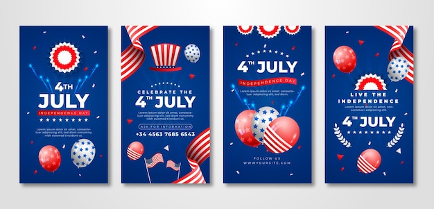Verloop 4 juli instagram verhalencollectie