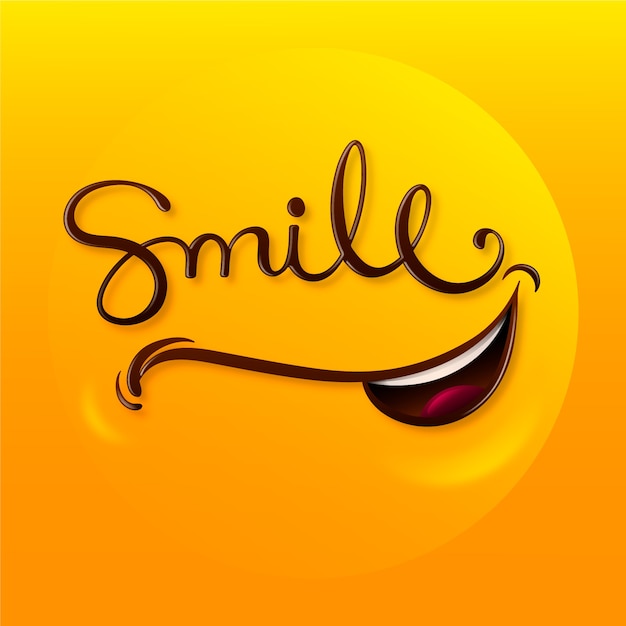 Vector verloop glimlach logo sjabloon