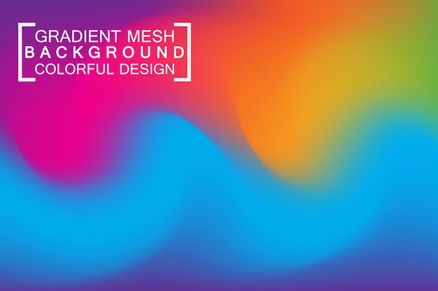 Verloopnet kleurrijke achtergrond wallpaper vector