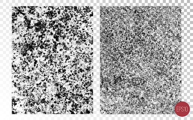 Verontruste gedetailleerde overlay-texturen van ruwe oppervlakken