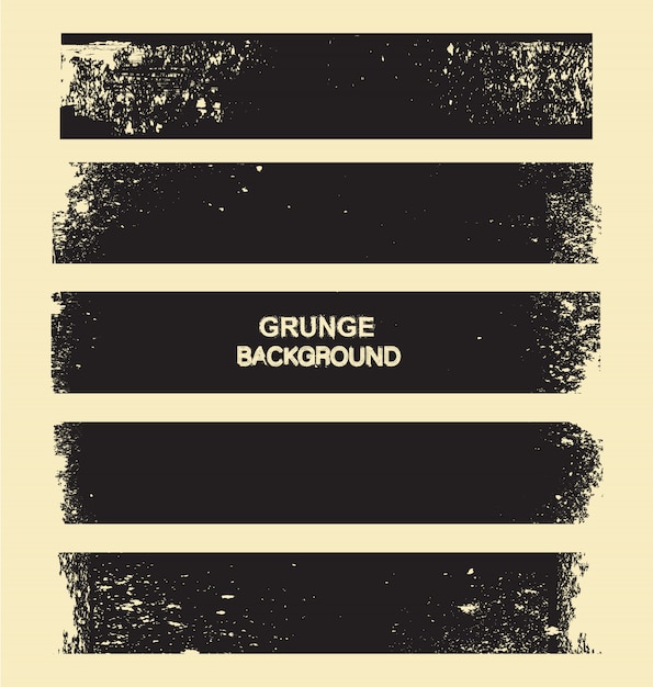 Vector verontruste grunge beroerte banners