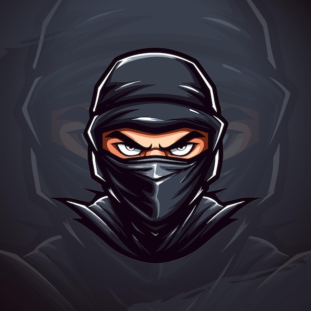 Verover het Black Ninja-logo voor sport- en esportteams