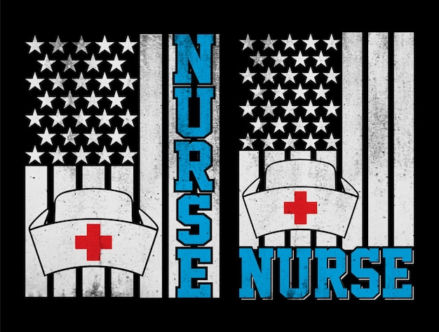 Verpleegkundigen t-shirt ontwerp