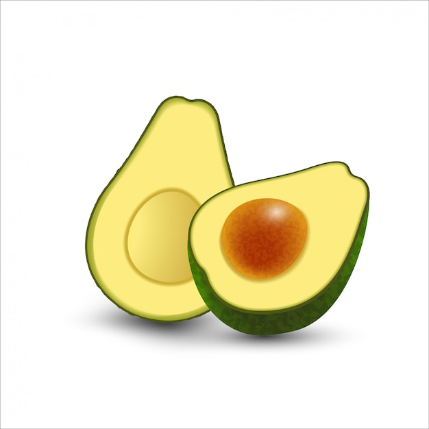 Vers gesneden avocadofruit