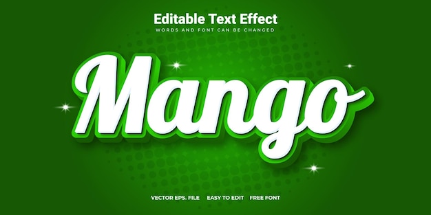 vers mango-teksteffect