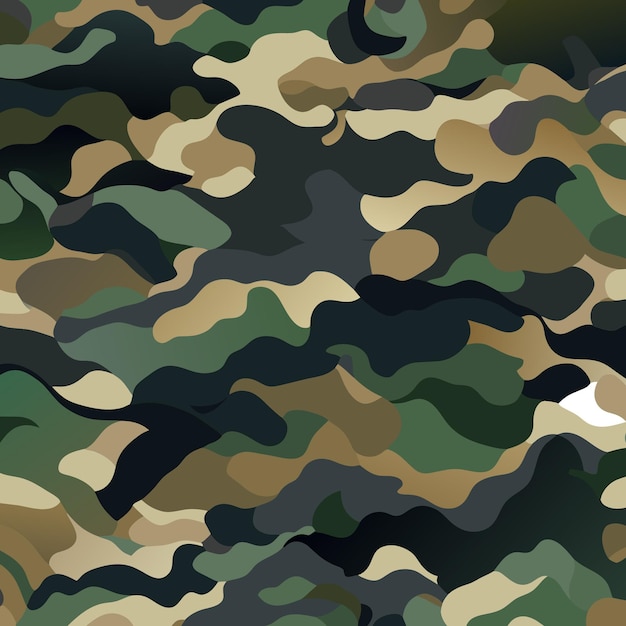 Versatile Camouflage Vector for Graphic Design Enthusiasts