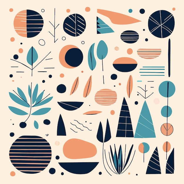 Versatile Flat Abstract Shapes