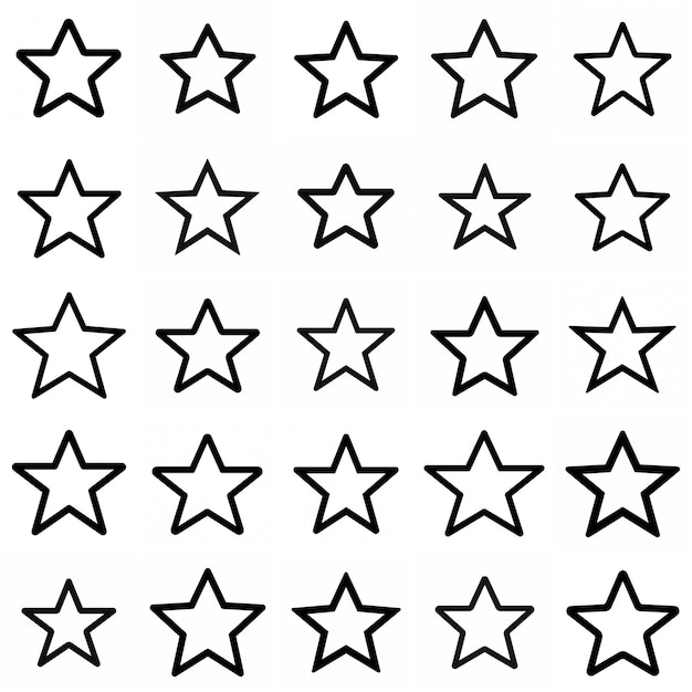 Versatile Star Icon Set for Ratings and Reviews