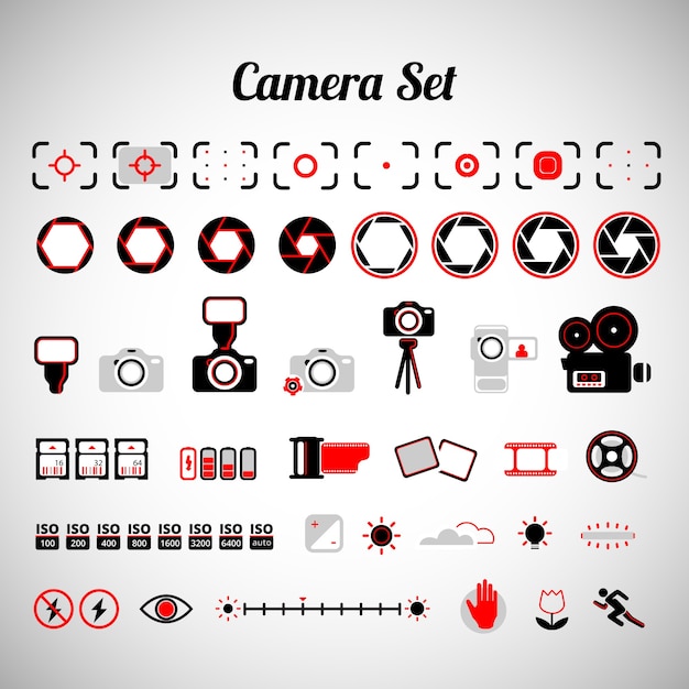 Verscheidenheid van camera-apparatuur