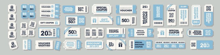 Verschillende couponsets Couponsets coupons korting coupon geschenkbon Kortingbon