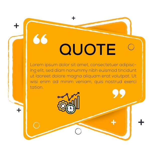 verschillende creatieve quote-stickers