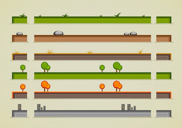 Verschillende grondsprites