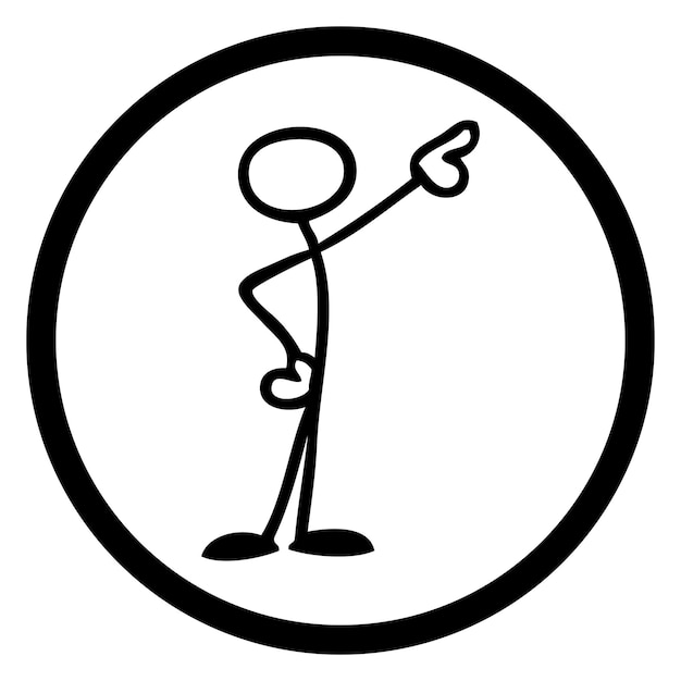 Verschillende stickman-ontwerpen