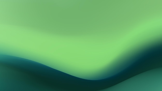 Verse en natuurlijke abstracte achtergrond met stromende groene golven
