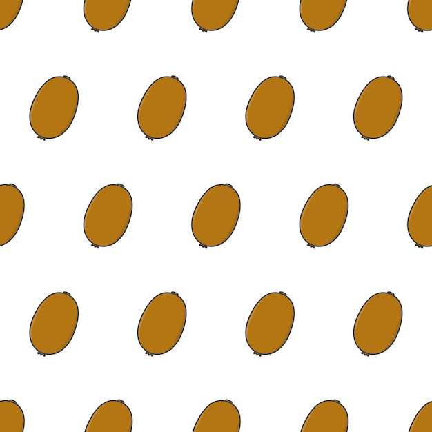 Verse Kiwi Naadloze Patroon. Kiwi Fruit Illustratie