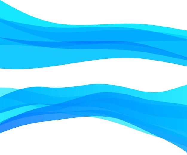 Versheid natuurlijk thema een zoetwaterachtergrond van blauw Elementenontwerp Abstract golvend voor overlappende achtergrond van pagina onder maasrand van titel voorlabel spa-producten Vector illustratie eps 10