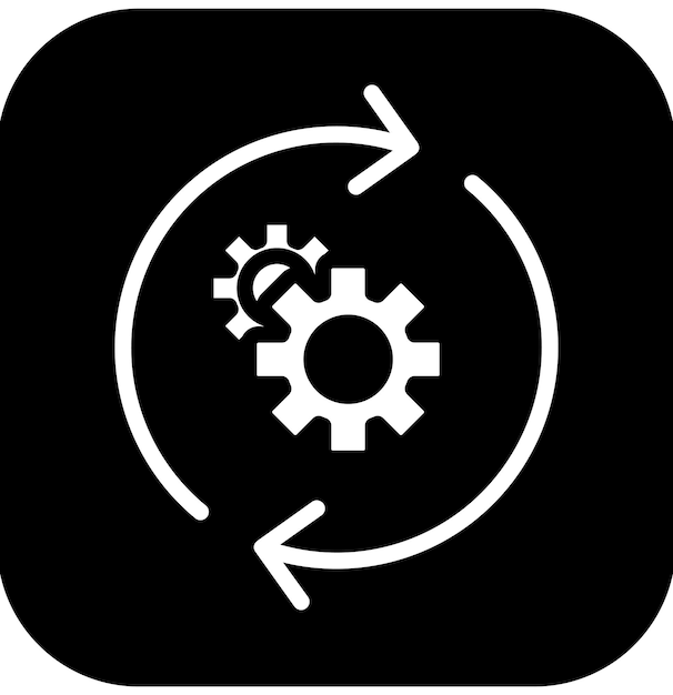 Versnelling van de vectoriconen van de Business Analytics-iconset