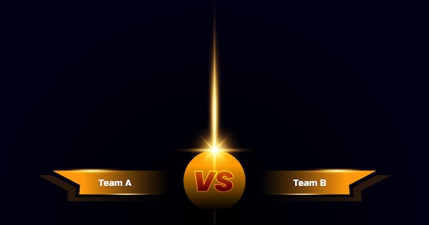 Premium Vector  Versus background vs battle team fight vector template