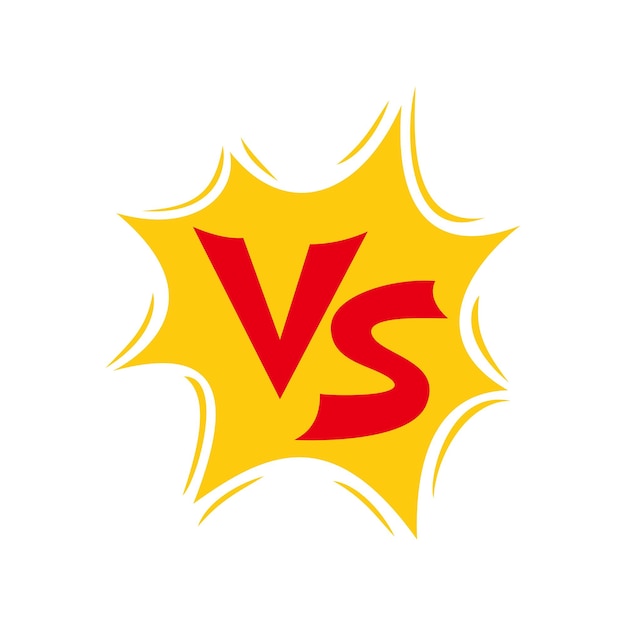 versus kalligrafie ontwerp strijd concurrentie teken en symbool