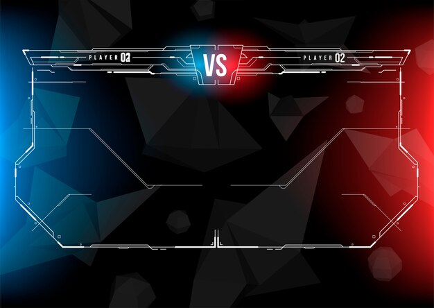 Vector versus screen design with hud elements.